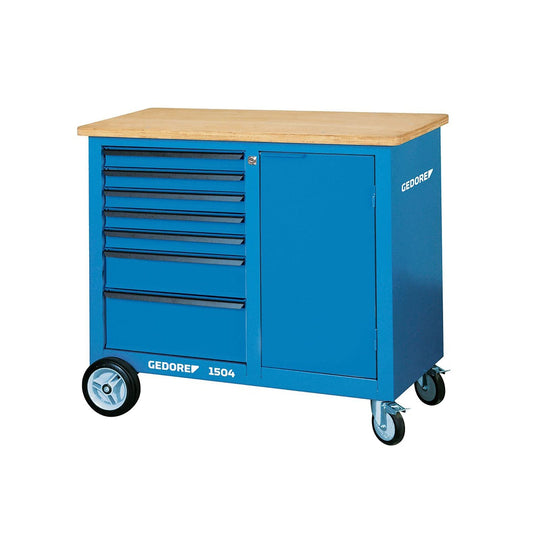 GEDORE 1504 0511 S - Mobile workbench with 7 drawers