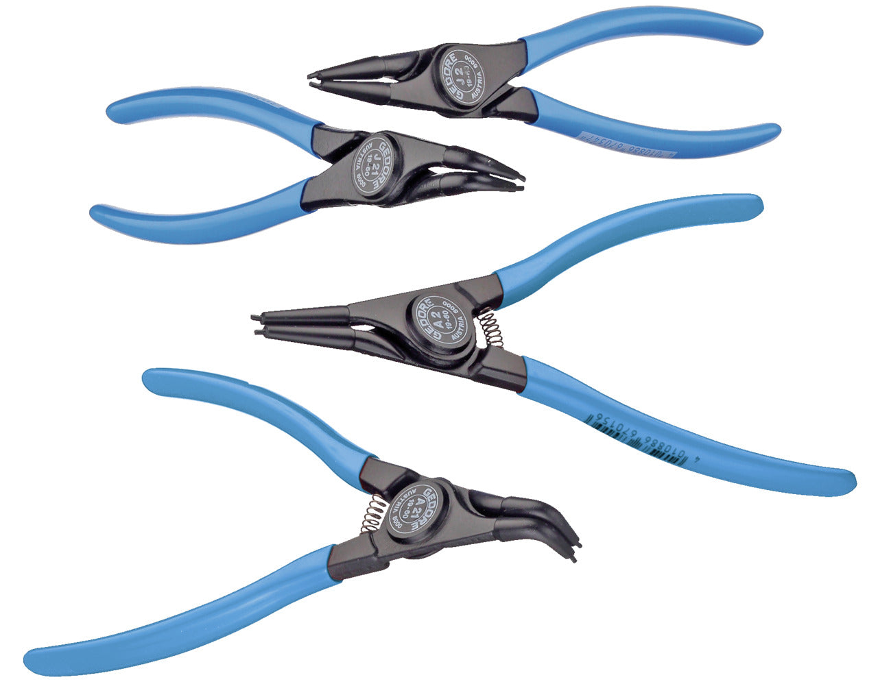 GEDORE S 8000 - Assortiment de 4 pinces à circlips