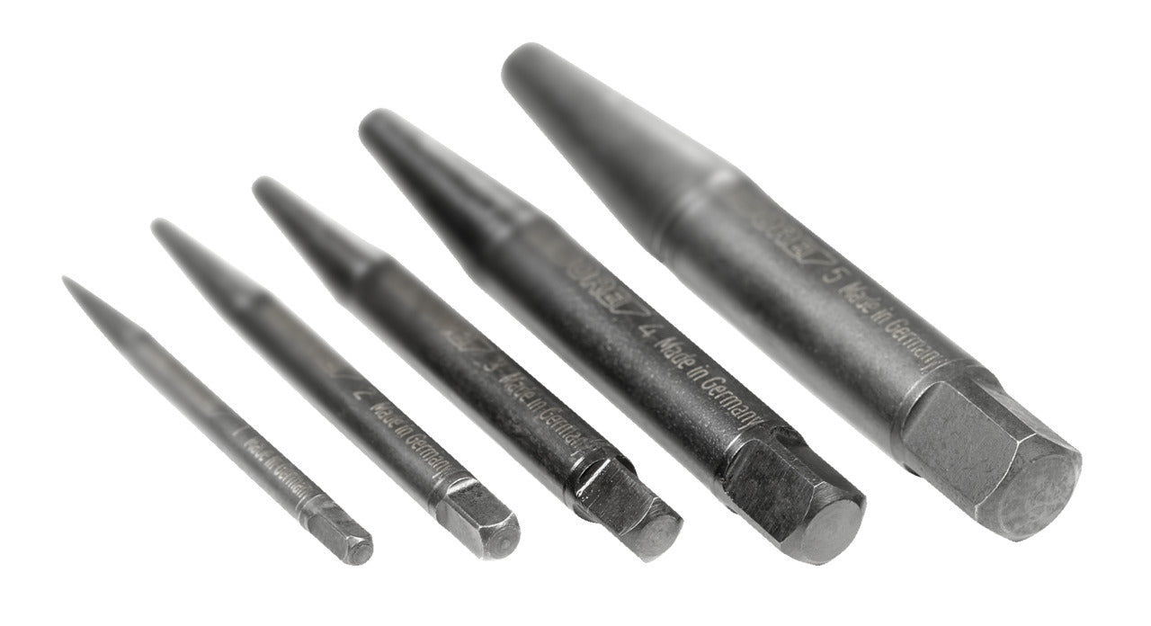 GEDORE 8551-55 - Assortiment d'extracteurs de vis