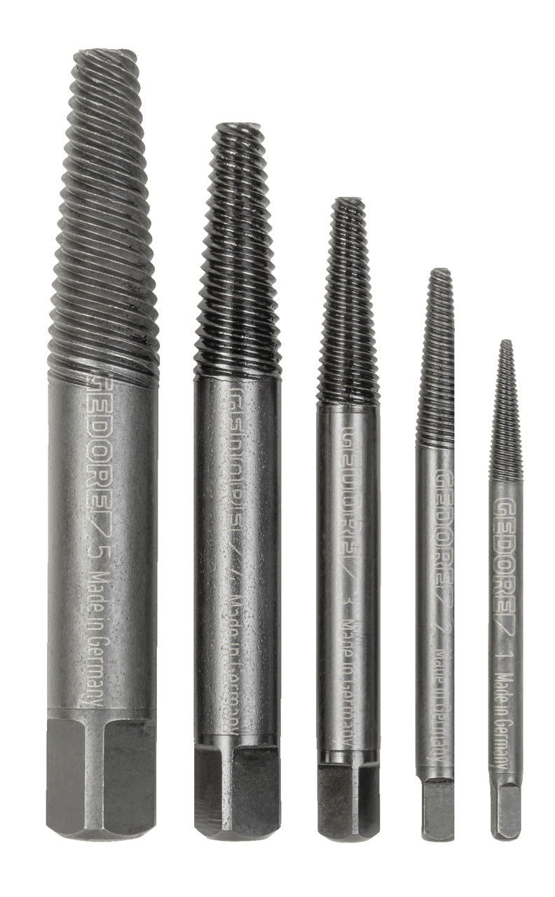 GEDORE 8551-55 - Assortiment d'extracteurs de vis