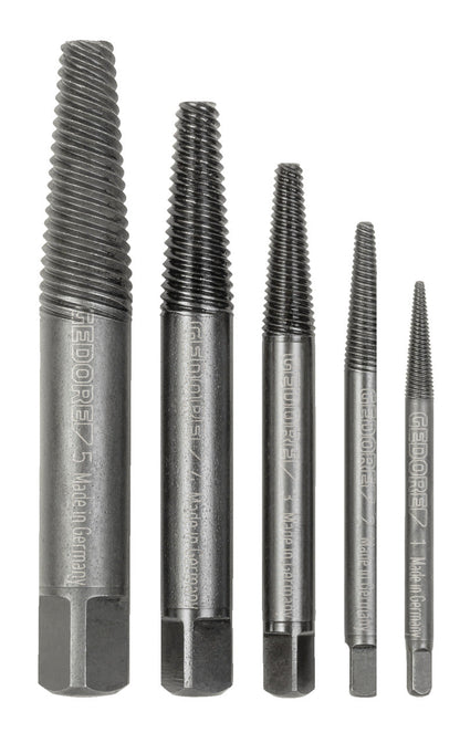 GEDORE 8551-55 - Assortiment d'extracteurs de vis