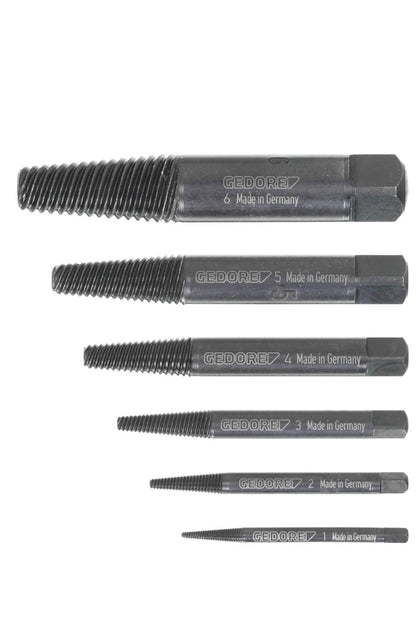 GEDORE 8551-66 - Assortiment d'extracteurs de vis