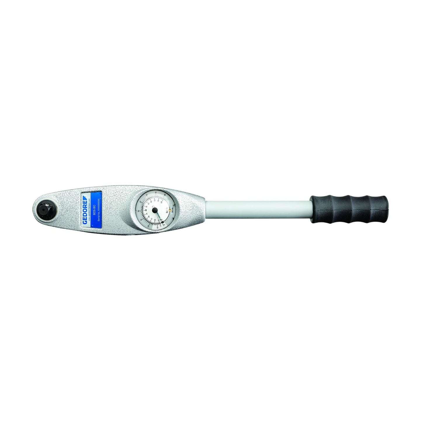 GEDORE BDS 80 E - Dial Torque Wrench with 1/2" Square Drive, Range: 16-80 Nm