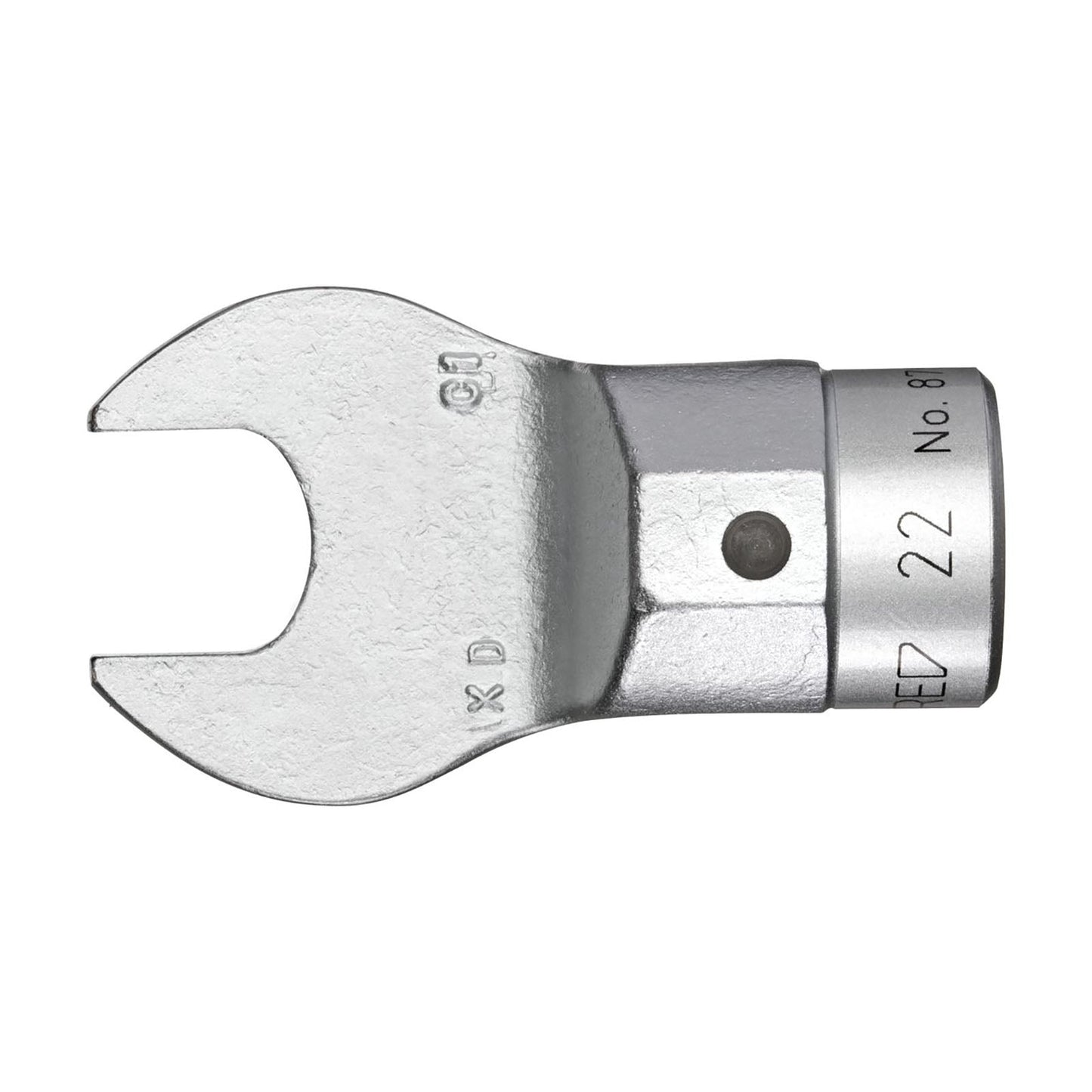 GEDORE 8795 - Cabezas intercambiables de boca abierta para dinamométricas de espiga de 22 (Z 22)