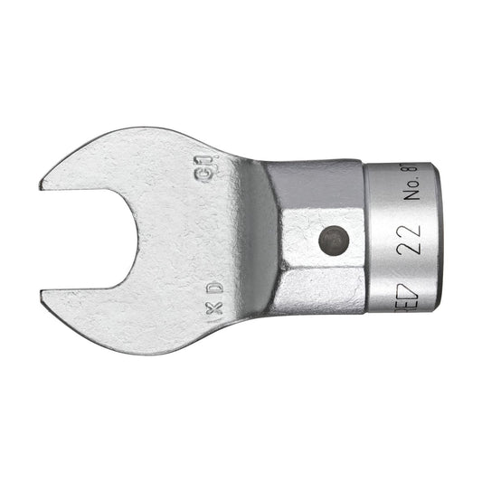 GEDORE 8795 - Cabezas intercambiables de boca abierta para dinamométricas de espiga de 22 (Z 22)