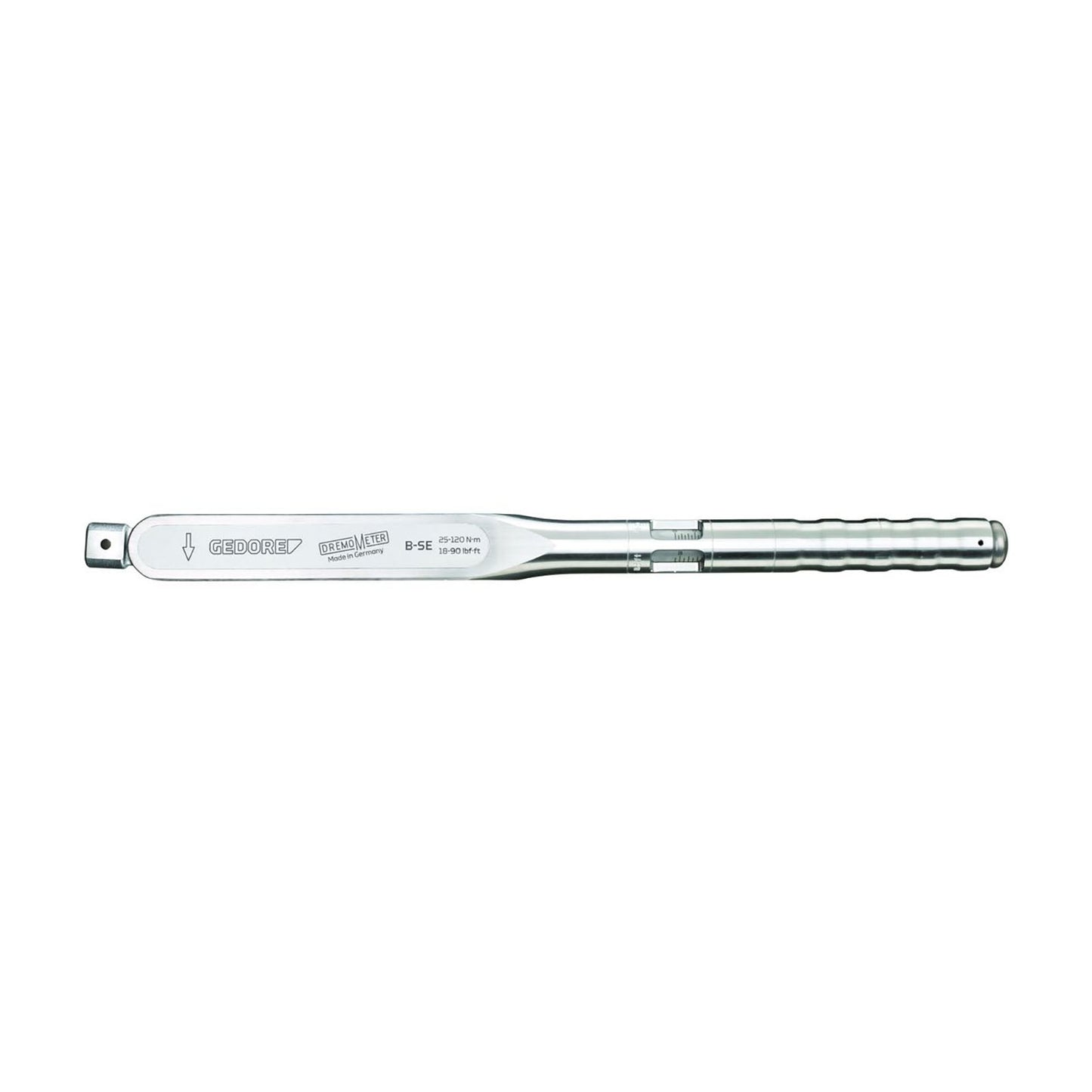 GEDORE 8481-01 - Dremometer B SE Torque Wrench for 9x12 interchangeable jaws, range 25-120 Nm