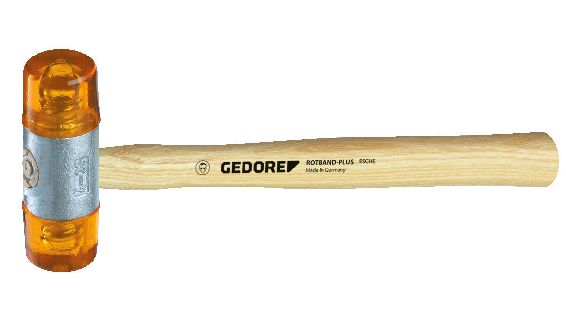 GEDORE 224 E - Marteaux à tête plastique et manche en frêne