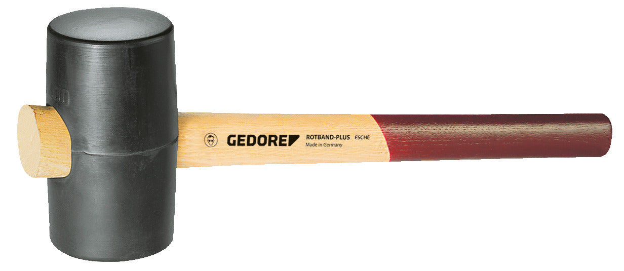 GEDORE 226 E - Maillets en caoutchouc dur avec manche en bois