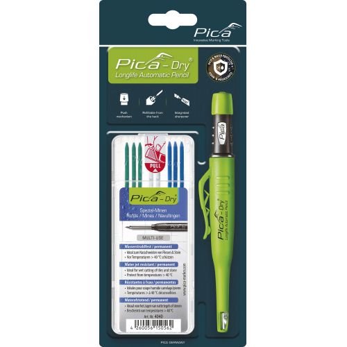 Pica 30404 - Packs de marcador 3030 Pica - Dry® y estuche de 8 minas 4040 - Ferrotecnia