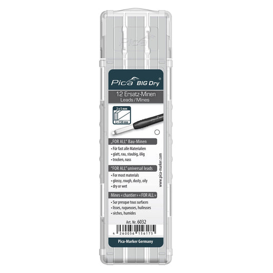 Pica 6032 - 12-Lead Case - BIG-Dry - White 