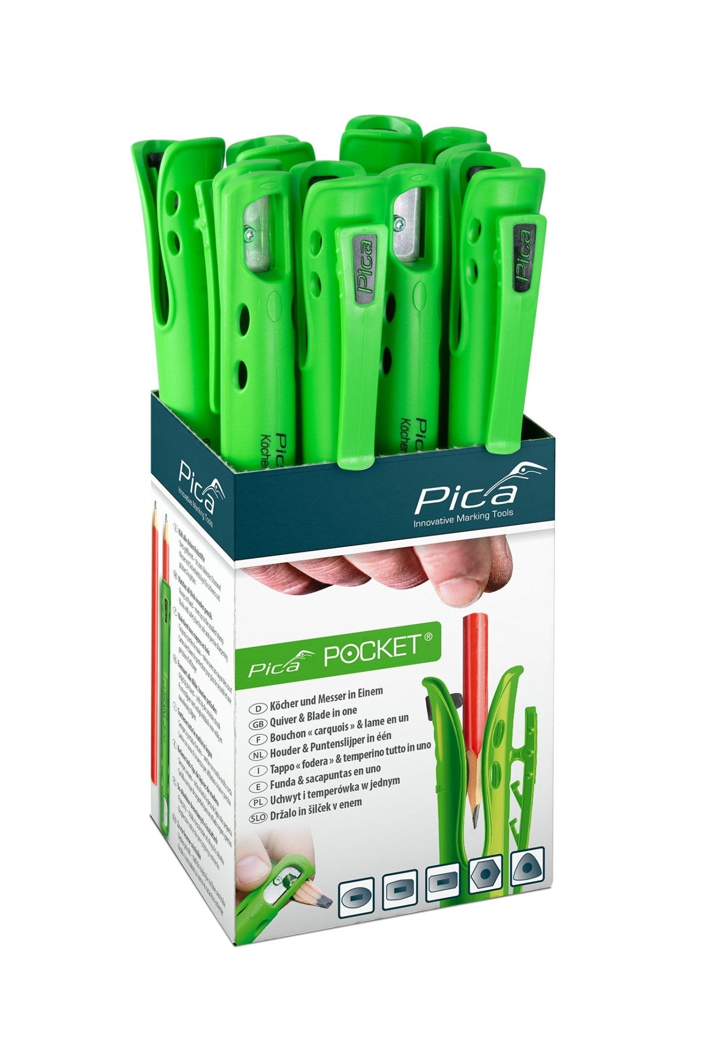 Pica - Funda POCKET (en caja expositora) - Ferrotecnia