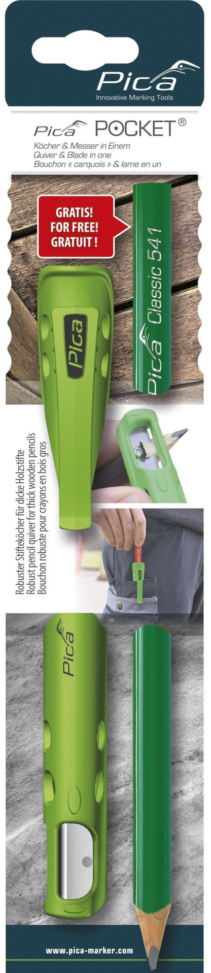 Pica Funda y sacapuntas en uno Pica Pocket - Ferrotecnia