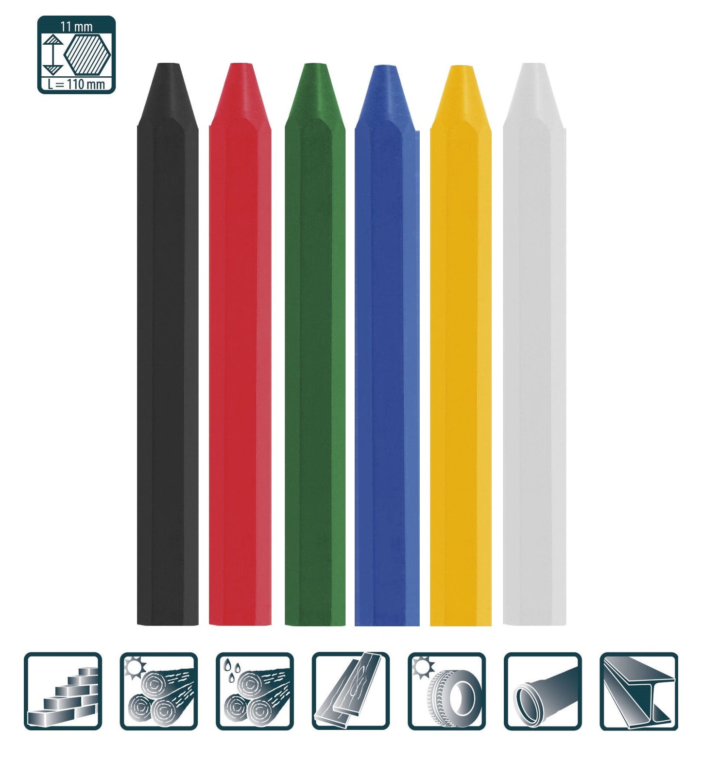 Pica - Marcador industrial crayon Classic ECO 591 - Ferrotecnia