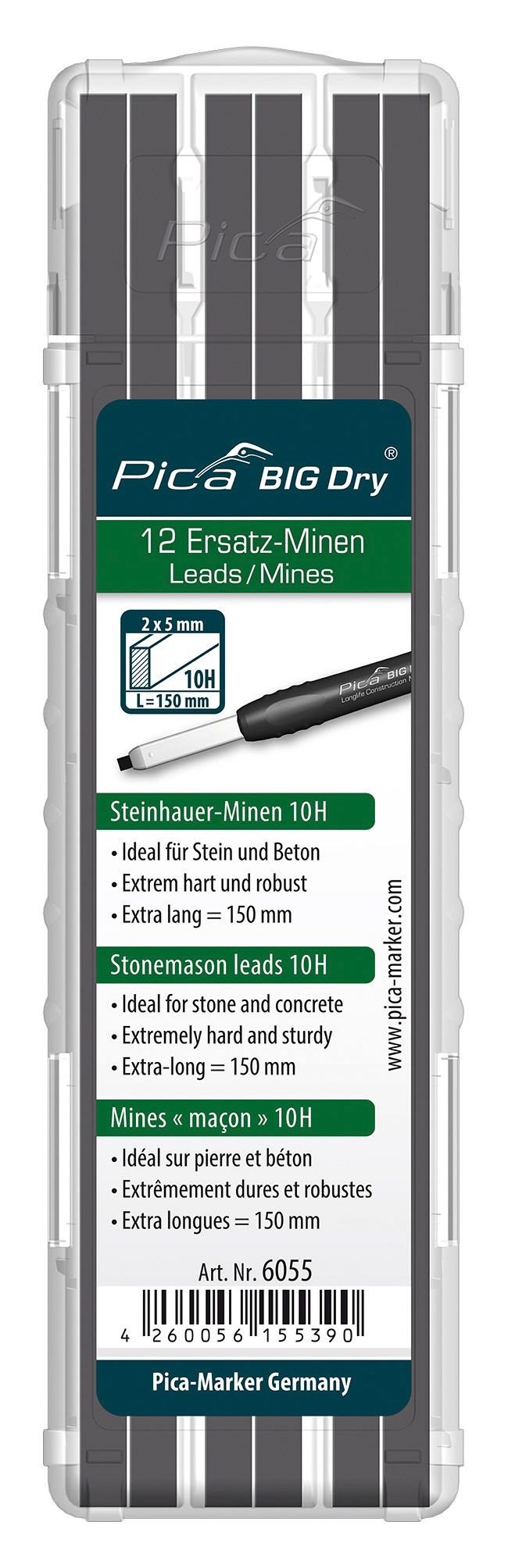 Pica Minas albañil 10H para portaminas BIG Dry - Ferrotecnia