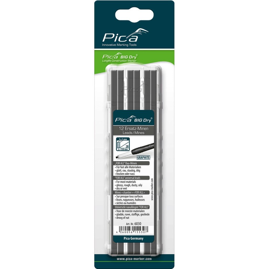 Pica Minas universales de grafito FOR ALL para portaminas BIG Dry - Ferrotecnia