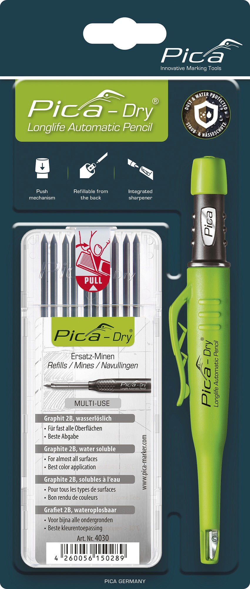 Pica Packs de marcador 3030 Pica-Dry® y estuche de minas