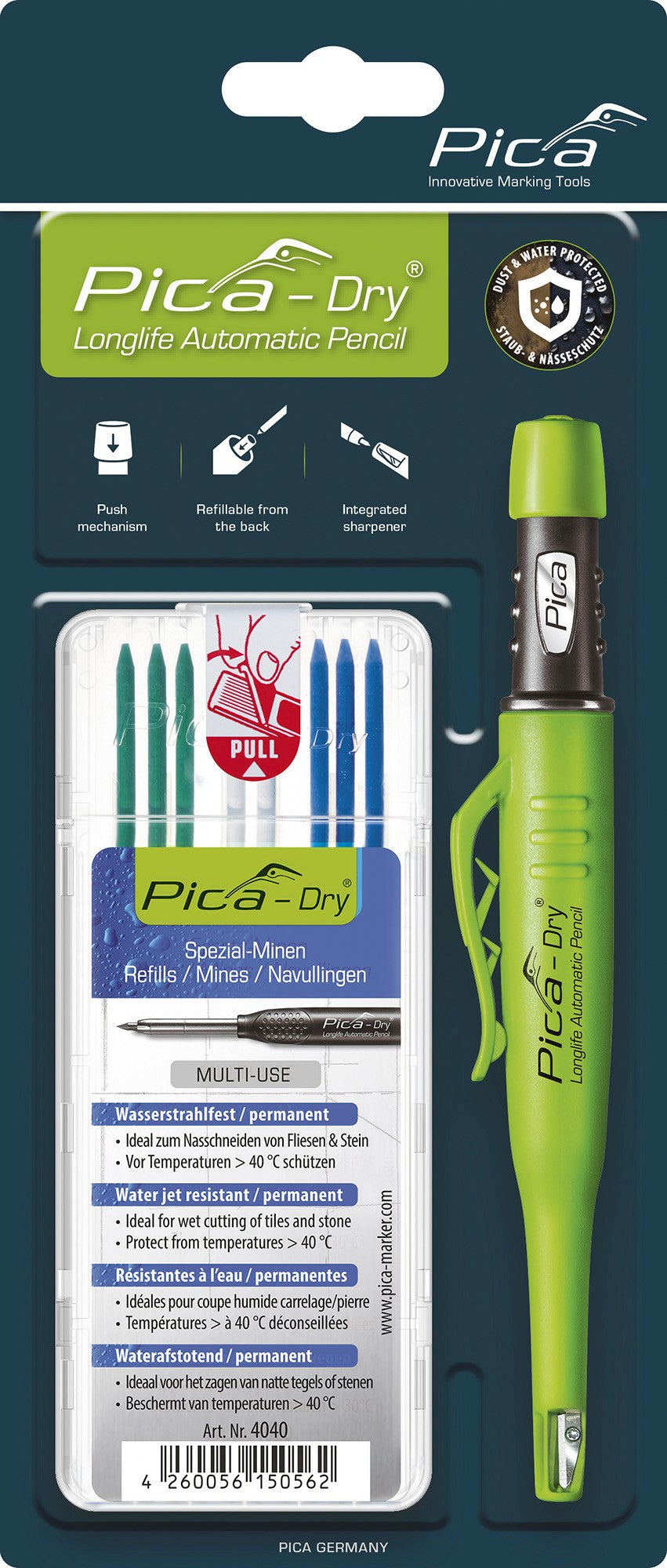 Pica Packs de marcador 3030 Pica-Dry® y estuche de minas