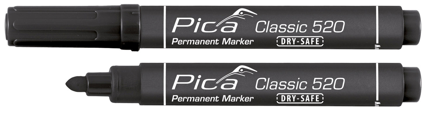 Pica Marcador permanente con punta tipo bala Classic 520