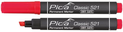 Pica Marcador permanente con punta tipo cincel Classic 521