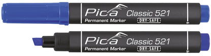 Pica Marcador permanente con punta tipo cincel Classic 521