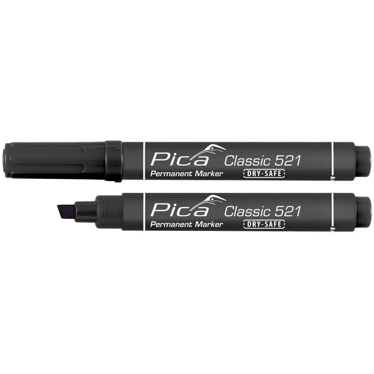 Pica Permanent Marker with Chisel Tip Classic 521 