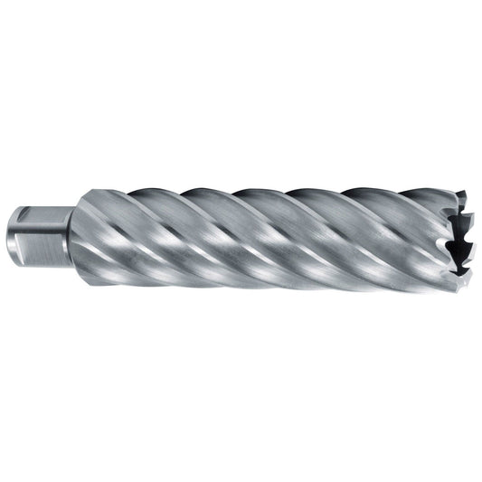 Foret à carotter Ruko HSS avec queue Weldon (3/4"), rectifié CBN, profondeur de coupe 110,0 mm 