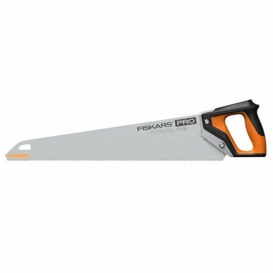 Fiskars Pro Sierra manual para madera blanda, Longitud de la hoja de sierra: 55 cm, 11 TPI, Negro/naranja, PowerTooth, 1062918