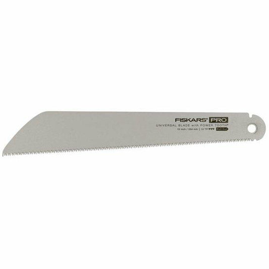 Original Fiskars Pro Hoja de recambio para la sierra de tracción plegable PowerTooth (1062933), Longitud de la hoja de sierra: 25 cm, 13 TPI, 1062943