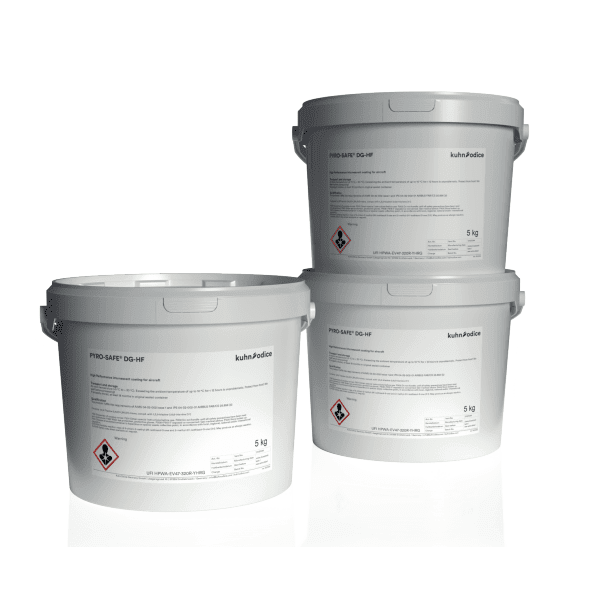 PYRO - SAFE® FLAMMOTECT - A - Recubrimiento ignífugo ablativo - Envase de 5 KG - Ferrotecnia