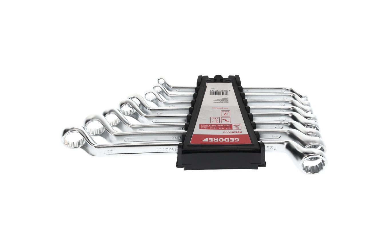 R01105008 - Juego de 8 llaves estrella acodadas, 6 - 22 mm - Ferrotecnia