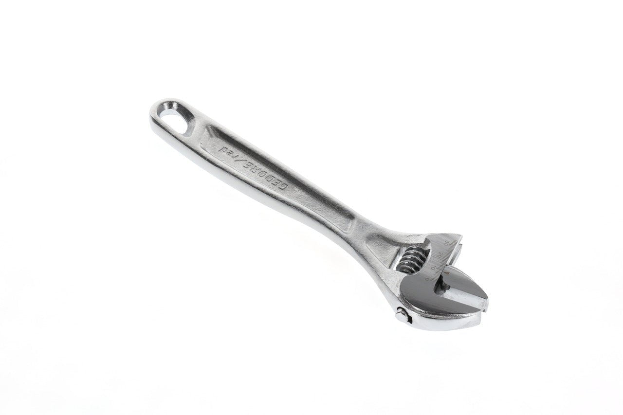 R03100010 - Llave inglesa 30 mm L=255 mm 15° cromada - Ferrotecnia