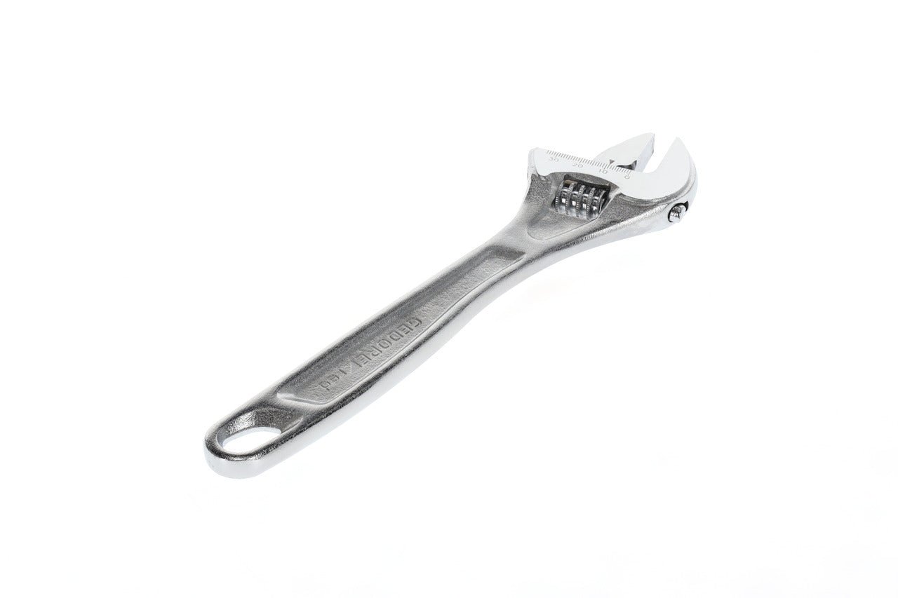 R03100010 - Llave inglesa 30 mm L=255 mm 15° cromada - Ferrotecnia
