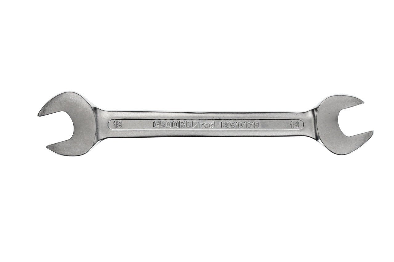 R05101819 - Llave fija de doble boca abierta 18x19 mm L=222 mm - Ferrotecnia