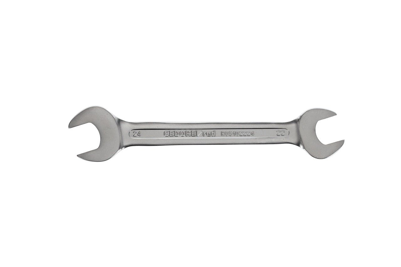 R05102224 - Llave fija de doble boca abierta 22x24 mm L=250 mm - Ferrotecnia