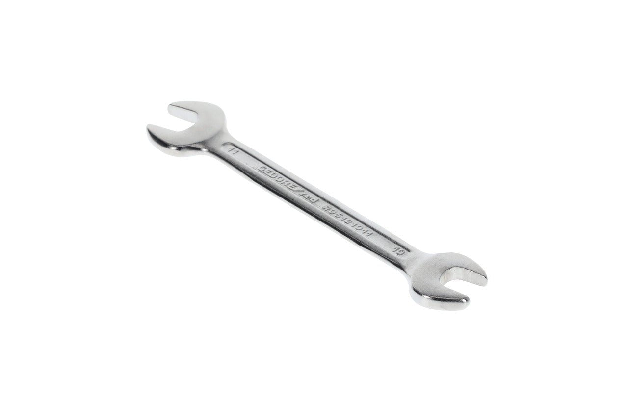 R05121011 - Llave fija de doble boca abierta 10x11 mm L=125 mm - Ferrotecnia