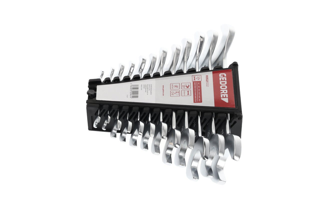R05125012 - Juego de 12 llaves fijas, modelo corto, 6 - 32 mm - Ferrotecnia