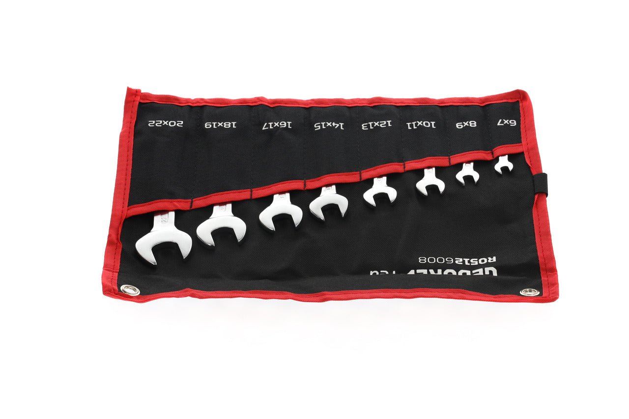 R05126008 - Juego de 8 llaves fijas, modelo corto, 6 - 22 mm - Ferrotecnia