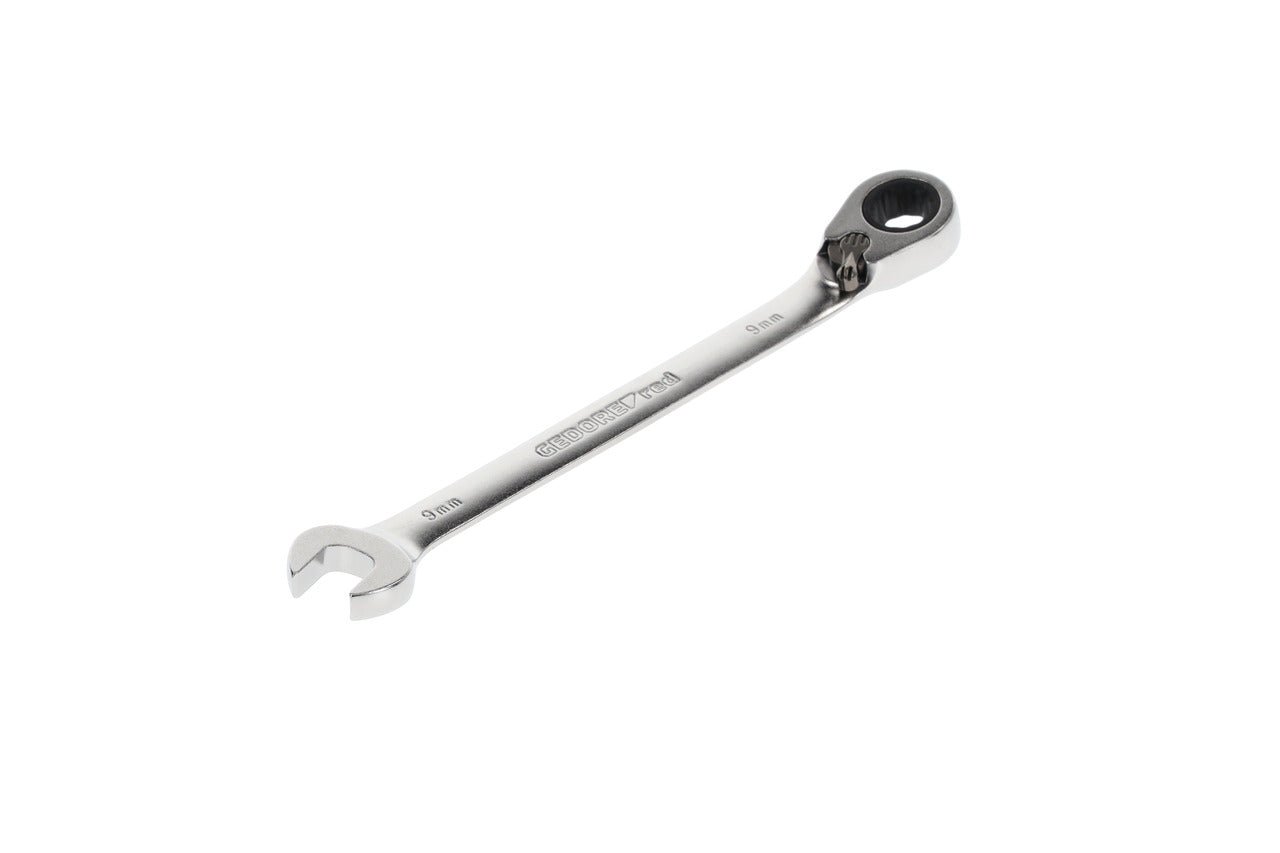 R07200090 - Llave combinada de carraca con palanca de cambio, 9 mm L=158 mm - Ferrotecnia