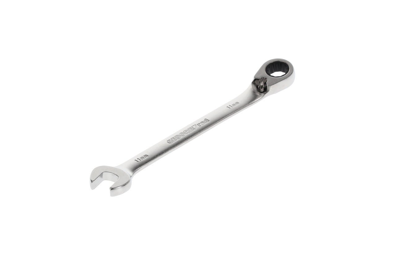 R07200110 - Llave combinada de carraca con palanca de cambio, 11 mm L=164 mm - Ferrotecnia