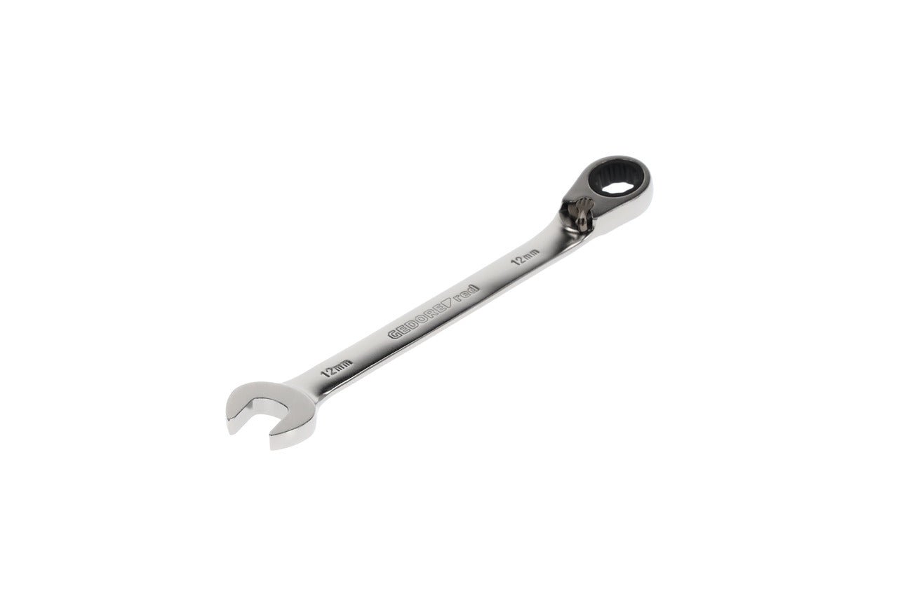 R07200120 - Llave combinada de carraca con palanca de cambio, 12 mm L=167 mm - Ferrotecnia
