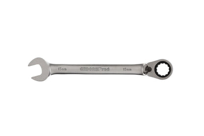 R07200150 - Llave combinada de carraca con palanca de cambio, 15 mm L=198 mm - Ferrotecnia