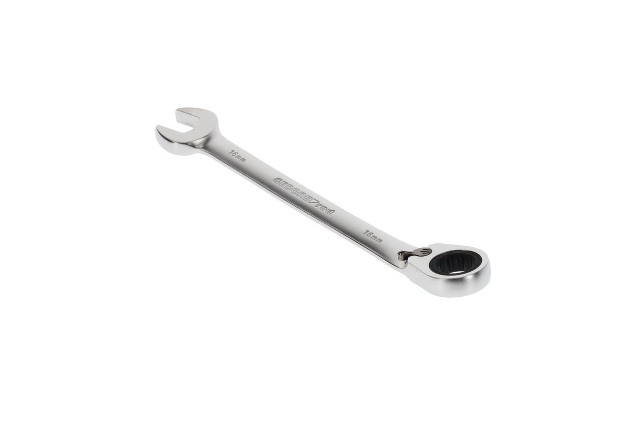 R07200160 - Llave combinada de carraca con palanca de cambio, 16 mm L=204 mm - Ferrotecnia