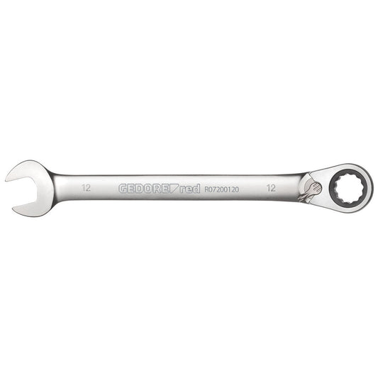 R07200170 - Llave combinada de carraca con palanca de cambio, 17 mm L=224 mm - Ferrotecnia