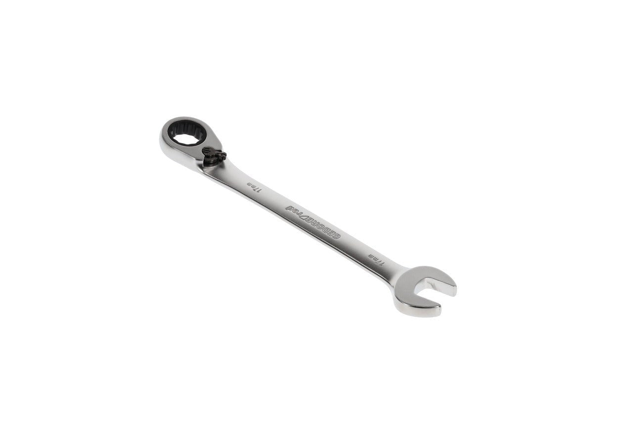 R07200170 - Llave combinada de carraca con palanca de cambio, 17 mm L=224 mm - Ferrotecnia