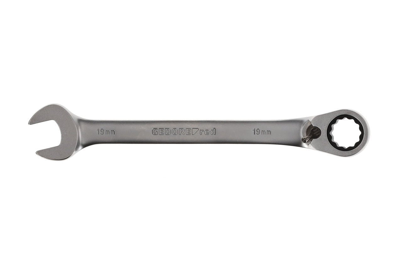R07200190 - Llave combinada de carraca con palanca de cambio, 19 mm L=245 mm - Ferrotecnia