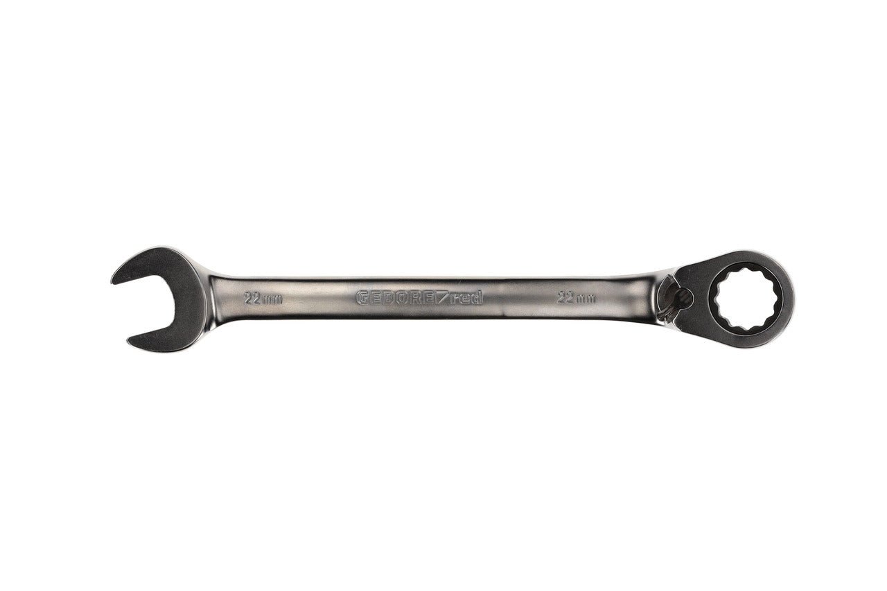 R07200220 - Llave combinada de carraca con palanca de cambio, 22 mm L=280 mm - Ferrotecnia