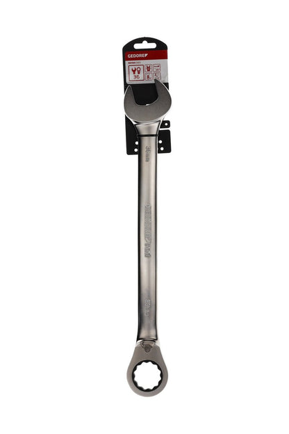 R07200360 - Llave combinada de carraca con palanca de cambio, 36 mm L=480 mm - Ferrotecnia