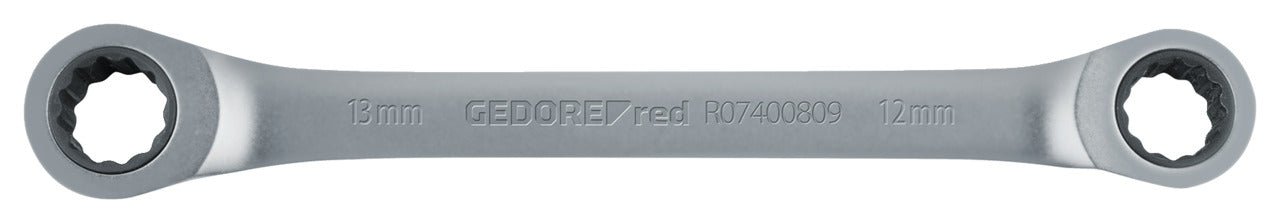 R07401415 - Llave de carraca poligonal doble, recta, 14x15 mm - Ferrotecnia