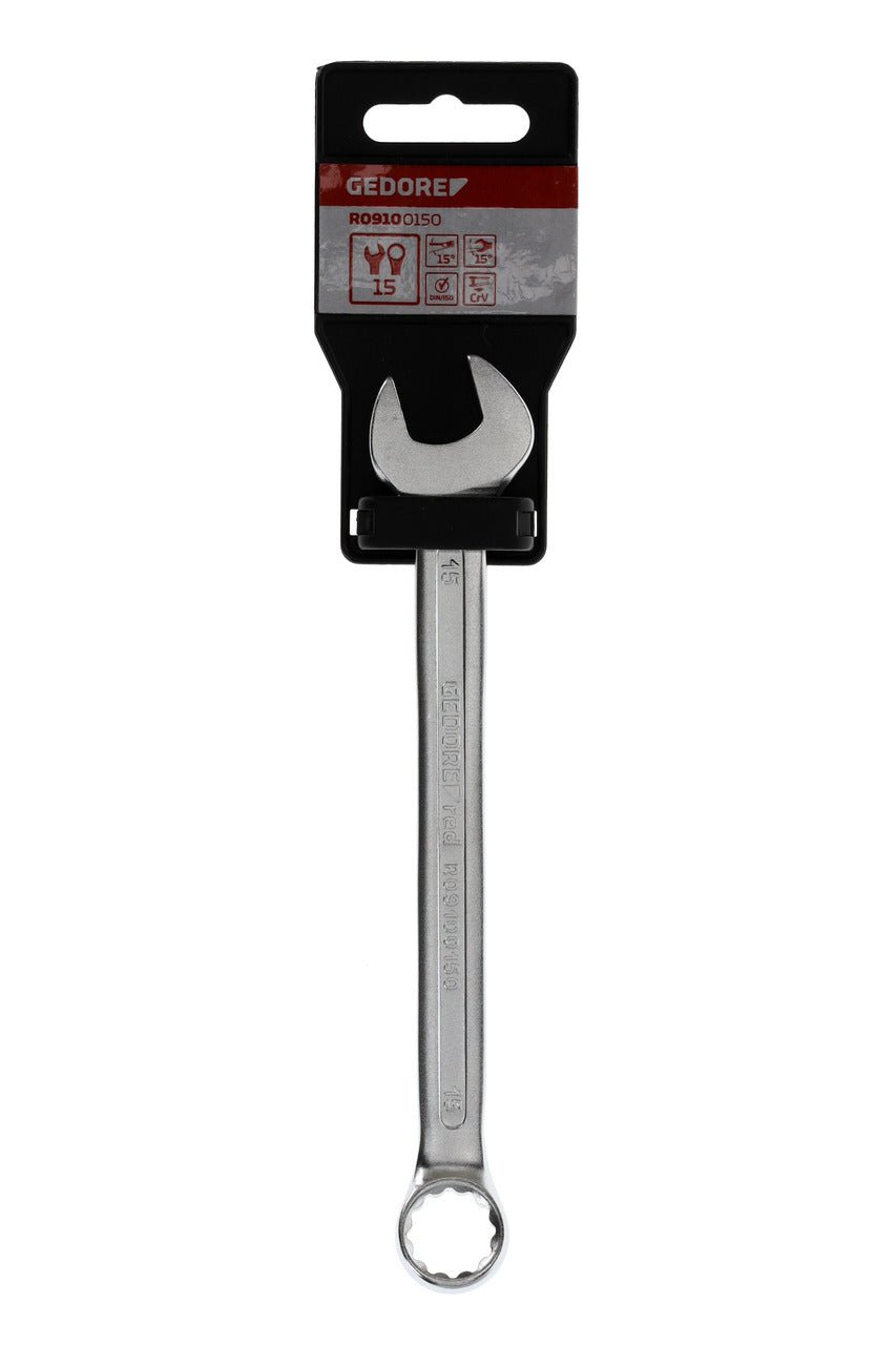 R09100150 - Llave combinada 15 mm L=185 mm - Ferrotecnia