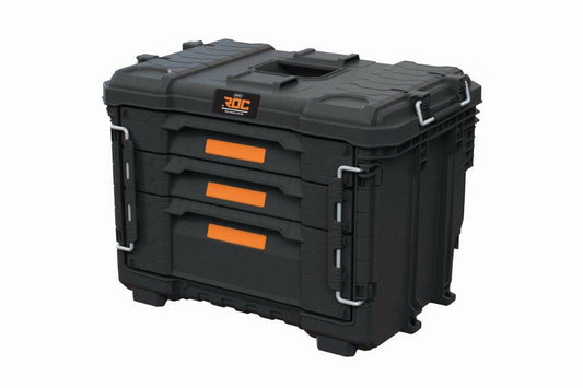 Keter Roc Pro Gear 2.0 - Caja de herramientas XL con 3 cajones